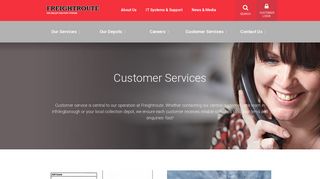Customer Services | Freightroute