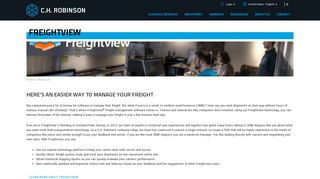 Freightview - CH Robinson