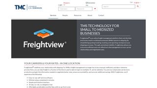 Freightview® | Freight Management for SMBs | TMC