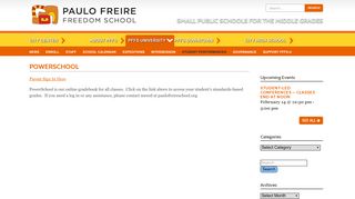 PowerSchool - Paulo Freire Freedom School
