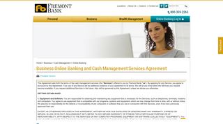 Business Online Banking Services | Bay Area CA Bank | Fremont Bank