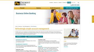 Business Online Banking Services | Bay Area CA Bank | Fremont Bank