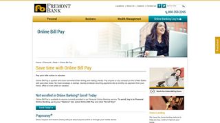 Online Bill Pay | Bay Area CA Bank | Fremont Bank