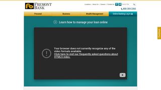 Loan Servicing | Fremont Bank