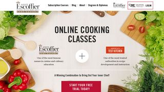 Escoffier Online: Online Cooking Classes