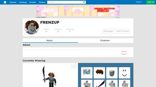frenzup - Profile - Roblox
