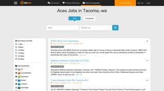 Aces Jobs in Tacoma,-wa | Jobcase