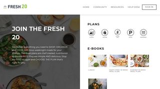 Join – The Fresh 20 Members