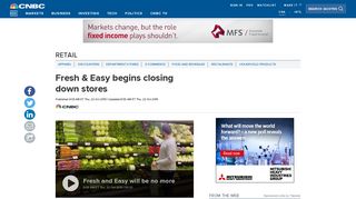 Fresh & Easy begins closing down stores - CNBC.com
