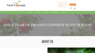 Add a Team of Produce Experts to your Staff ... - Fresh Concepts