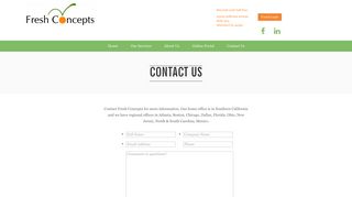 Contact Us | Fresh Concepts
