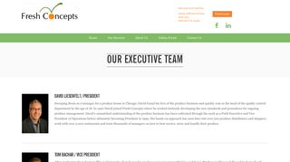 Executive Team | Fresh Concepts