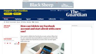 How can I delete my Facebook account and start afresh with a new ...