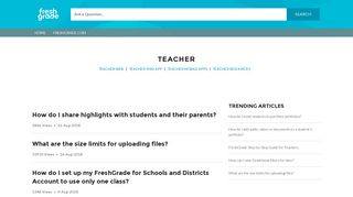 Teacher - FreshGrade Customer Care