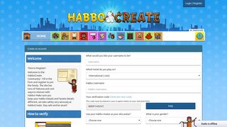 Sign Up - HabboCreate