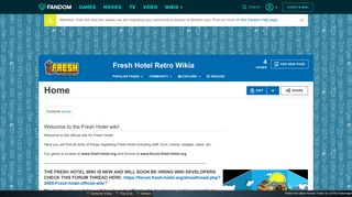 Fresh Hotel Retro Wikia | FANDOM powered by Wikia