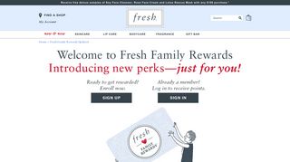 Fresh - Fresh Family Rewards Updated