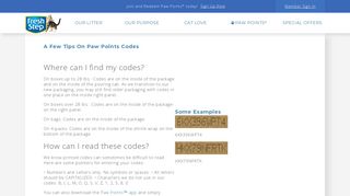 Help with Codes | Fresh Step®