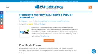 FreshBooks User Reviews, Pricing & Popular Alternatives