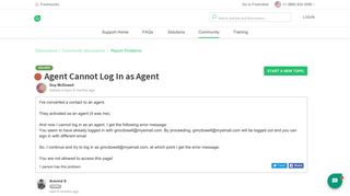 Agent Cannot Log In as Agent : Freshdesk
