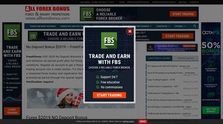 No Deposit Bonus $2019 - FreshForex - All Forex Bonus