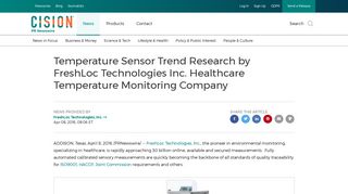 Temperature Sensor Trend Research by FreshLoc Technologies Inc ...