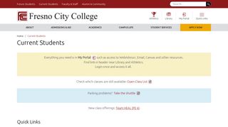 Current Students | Fresno City College