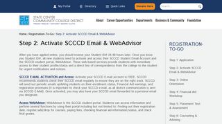 State Center Community District : Step 2: Activate SCCCD Email ...
