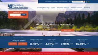 First California Federal Credit Union: Home Page