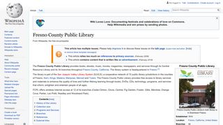 Fresno County Public Library - Wikipedia