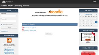 Fresno Pacific University Moodle