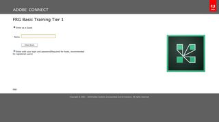 FRG Basic Training Tier 1 - Adobe Connect Login