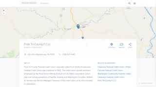 Frick Tri-County F.C.U. in Waynesburg, PA - (724) 627-5447 Finance ...
