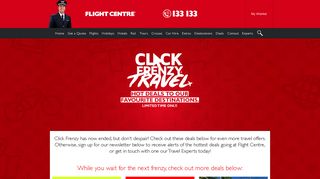 Click Frenzy Deal | Flight Centre