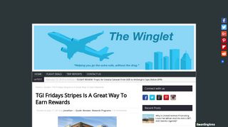 TGI Fridays Stripes Is A Great Way To Earn Rewards - The Winglet