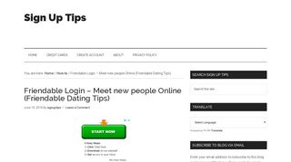 Friendable Login - Meet new people Online (Friendable Dating Tips ...