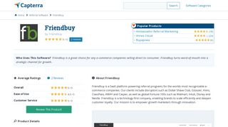 Friendbuy Reviews and Pricing - 2019 - Capterra