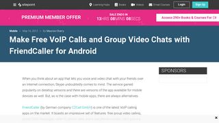 Make Free VoIP Calls and Group Video Chats with FriendCaller