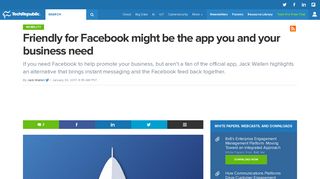 Friendly for Facebook might be the app you and your business need ...