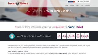 Site for Academic Writing Jobs in Kenya - FalconWriters