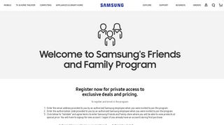 Friends and Family - Samsung