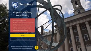 Penn State WebAccess: Friends of Penn State Account Required