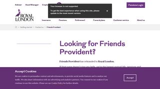 Looking for Friends Provident? - Royal London