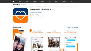 LoveScout24 Partnersuche im App Store - iTunes - Apple