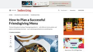 How to Plan a Successful Friendsgiving Menu - Southern Living
