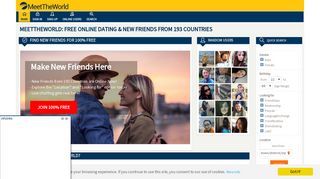 MeetTheWorld : FREE Online Dating and new friends from 193 ...