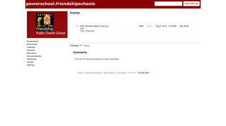 powerschool.friendshipschools - Google Sites