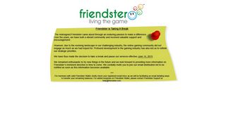 Friendster.com - Living the Game