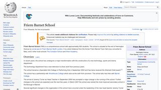 Friern Barnet School - Wikipedia
