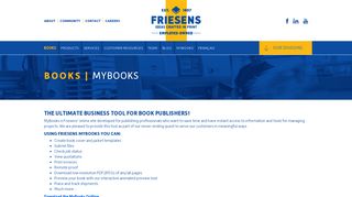 MyBooks | Friesens Corporation